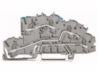WAGO 2-STORIE Instalation Connector N/L/PE 42,3x96mm Gray...