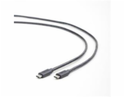 Gembird CCP-USB3.1-CMCM-1M USB-C 1m, 2x USB-C 3.1 (M), 1m, černý CABLEXPERT Kabel USB 3.1 Type-C na Type-C kabel (CM/CM), 1m, datový, černý