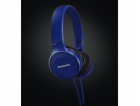 Panasonic RP-HF100E-A, drátové sluchátka, přes hlavu, skl...