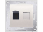 Kontakt-Simon SIMON54 jedna počítačová zásuvka RJ45 kat.6...