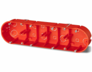 Elektro-Plast Sádrokartonová krabice pod omítku PK-4x60 oranžová (0235-00)