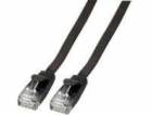 Síťový kabel EFB (UTP) Black Cat6a 3 m dlouhý (K8107SW.3)