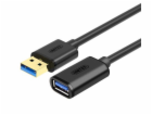 Unitek USB-A - USB-A kabel USB 2 m černý (Y-C459GBK)