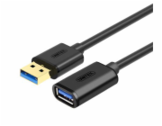 Unitek USB-A - USB-A kabel USB 2 m černý (Y-C459GBK)