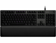 Logitech Gaming G513 - Klávesnice - podsvícení - USB - US mezinárodní - klávesový spínač: GX Brown Tactile - uhlík