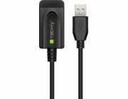 TECHLY Active Extension Cable USB Hi Speed 20m Black