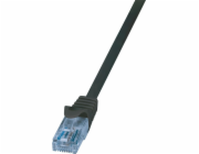 LOGILINK CP3033U LOGILINK - Patch Cable Cat.6A 10GE Home U/UTP EconLine black 1,00m