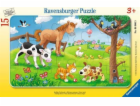 Puzzle 15 prvků milovníků sladkých zvířat