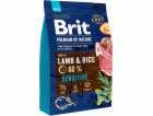 Brit Premium by Nature Sensitive Lamb 3kg granule pro psy