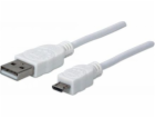 Manhattan USB 2.0 A-St. USB kabel > micro-B-St. 1,0 m (32...