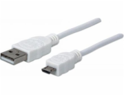 Manhattan USB 2.0 A-St. USB kabel > micro-B-St. 1,0 m (323987)