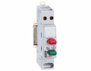 Legrand Monostabilní dvoutlačítkový spínač 1NO+1NC pro ovládání elektrických přijímačů LP 312, zelený a červený 412916
