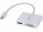 Lindy DisplayPort Mini AV adaptér – HDMI – D-Sub (VGA) bí...