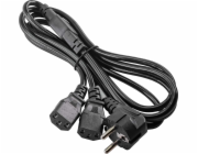 Akyga Duální napájecí kabel "Y" 1.8m 
