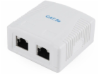 GEMBIRD NCAC-2F5E-01 CAT5E FTP 2-port surface mount box