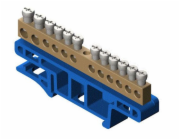 Elektro-Plast Svorkovnice pro 12stopou kolejnici, modrá TH35 2N LZ-12/N (0921-00)