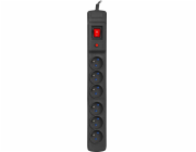ARMAC přepěťová ochrana Multi M6, 6x zásuvka, FR, vypínač, 1,5m, černá