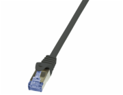 LOGILINK CQ3013S LOGILINK - Patch kabel Cat.6A 10G S/FTP PIMF PrimeLine 0,25m černý