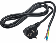 Akyga napájecí kabel 1.5m/250V/PVC/černá 
