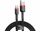 Baseus Cafule USB kabel 2 m USB A USB C Černá, Červená