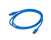 Akyga kabel USB 3.0 A-A 1.8m/modra