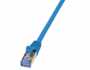 LOGILINK CQ3016S LOGILINK - Patch Cable Cat.6A 10G S/FTP PIMF PrimeLine modrý 0,25m