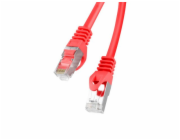 LANBERG Patch kabel CAT.6 FTP 1M červený Fluke Passed  