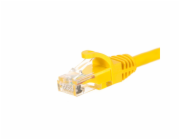 NETRACK BZPAT1UY patch cable RJ45 snagless boot Cat 5e UTP 1m yellow