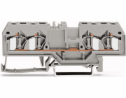 Wago 4vodičová svorkovnice 4mm2 oranžová (281-653)