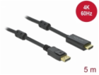 Delock Kabel z Active DisplayPort 1.2 na HDMI, 4K, 60 Hz 5 m
