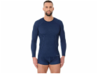 Brubeck Men s Long -sleeved Active Wool Navy R. XL (LS12820)