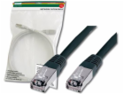 DIGITUS patch kábel Cat5E, SF/UTP - 3m, čierny