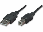 Manhattan USB-A USB kabel – 0,5 m černý (374507)