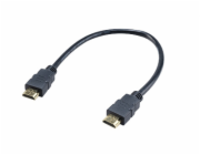 AKASA kabel 4K HDMI na HDMI, 4K@60Hz, pozlacené konektory, 30cm