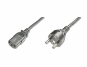 Digitus Napájecí kabel, CEE 7/7 (Typ-F) - C13 M / F, 1,8 m, H05VV-F3G 0,75qmm, černý