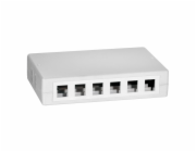 LOGILINK NK4033 LOGILINK - Keystone Surface Mounted Box 12 port UTP, bílý