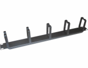 LOGILINK OR104B LOGILINK Organizér kabelů 19, 1U, 5x plastový úchyt, černý