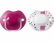 Dudlík Tommee Tippee URBAN bílý a růžový 2 kusy (43341960)