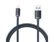 Baseus CAJY000001 Crystal Shine Series Datový Kabel USB - Lightning 20W 1,2m Black