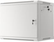 LANBERG RACKOVÁ SKŘÍŇ 19" PRO MONTÁŽ NA STĚNU 9U/600X450 PRO VLASTNÍ MONTÁŽ S KOVOVÝMI DVEŘMI ŠEDÁ  (PLOCHÉ BALENÍ)