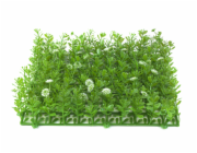 Umělá tráva, zeleno-bílá, 25 x 25 cm
