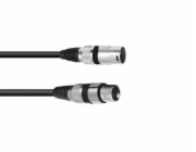 Kabel MC-10 XLR samec - XLR samice, 1m, černý