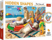 Puzzle Hidden Shapes Kocie wakacje