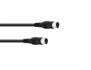 Kabel DC-30 2x 5-pólový DIN samec, 3 m