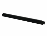 OMNITRONIC Přední panel zaslepovací ve tvaru Z-19U, ocel, černá 1U