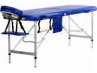 Bodyfit hliníkové masážní lehátko, 2 sekce, modré (469)