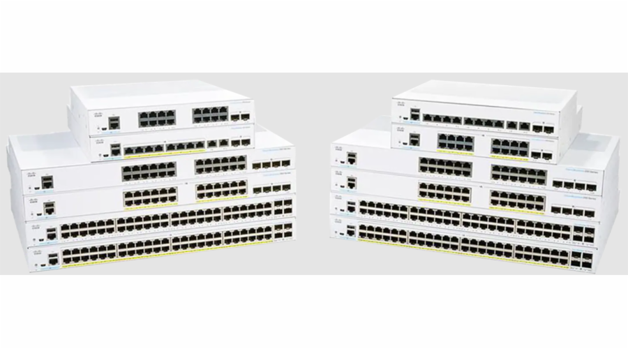 Cisco switch CBS350-8S-E-2G-EU, 8xGbE SFP, 2xGbE RJ45/SFP