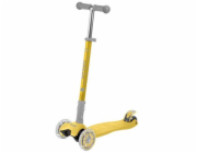 Spokey PLIER PRO Skládací tříkolka dětská se svítícími kolečky, žlutá