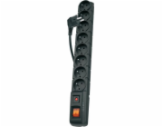 Acar S8 Dual přepěťová ochrana prodlužovací kabel, 8 zásuvek, 3 m, černá (W1750)
