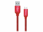 Colorway Datový Kabel Usb / Micro Usb/ 1m/ 2.1A/ Červený